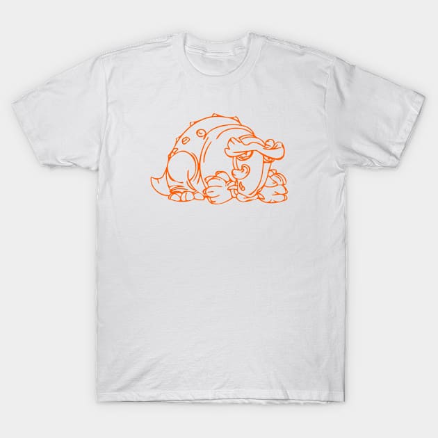 dino_017-orange T-Shirt by PhantomLiving